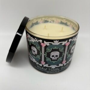 Wicked Vanilla Woods Bath & Body Works 3 Wick Candle New